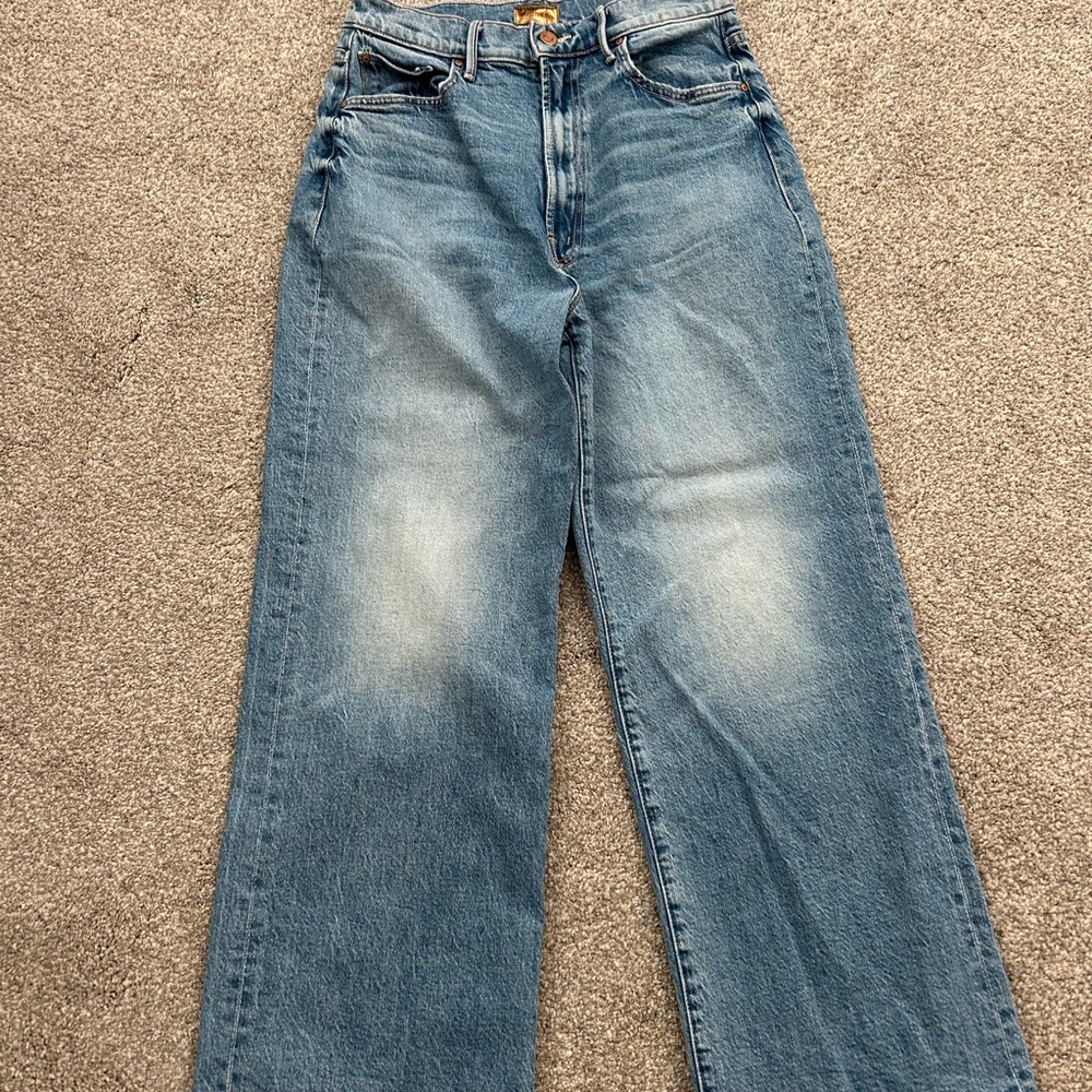 MOTHER Maven Ankle Fray Jeans